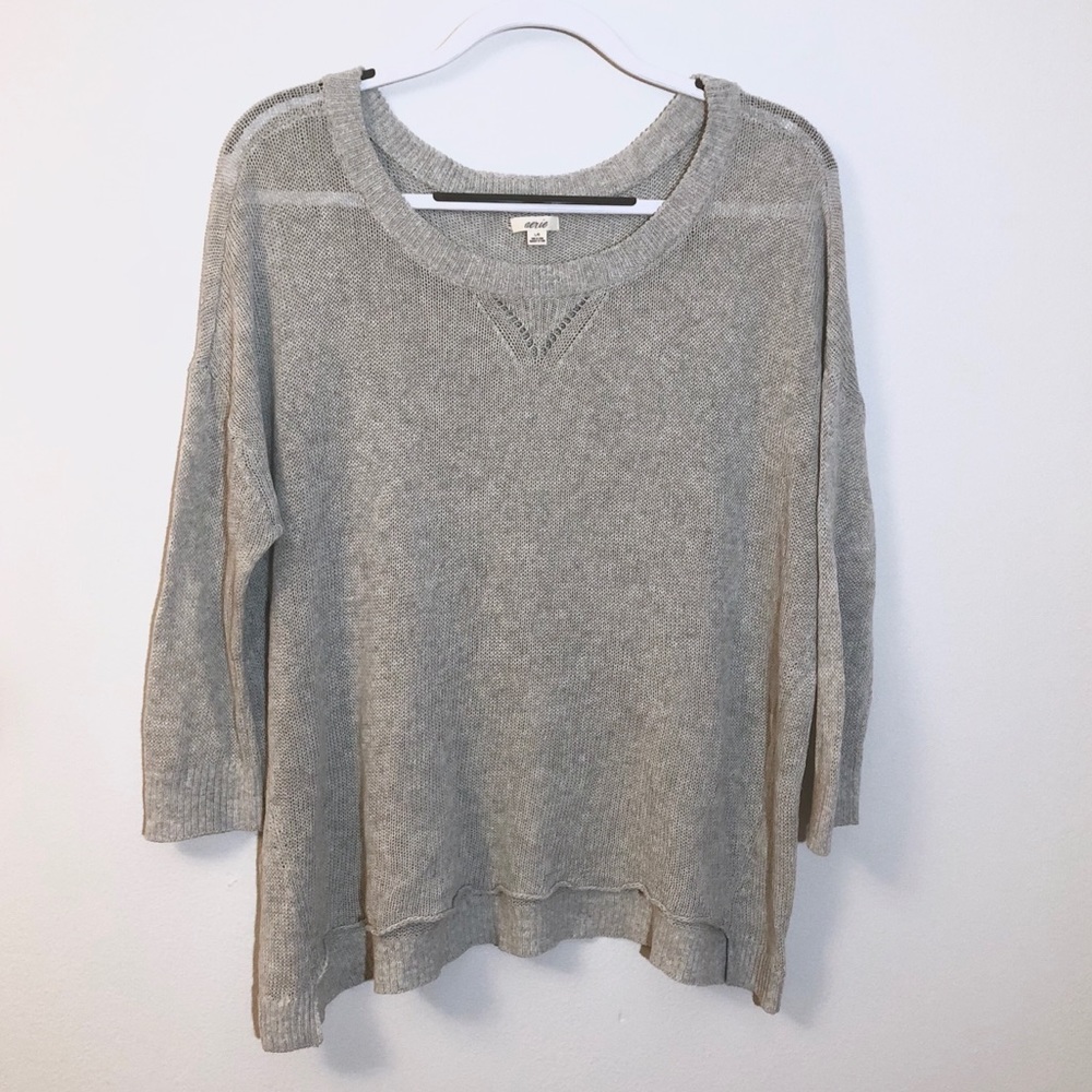 Light Gray Aerie Sweater